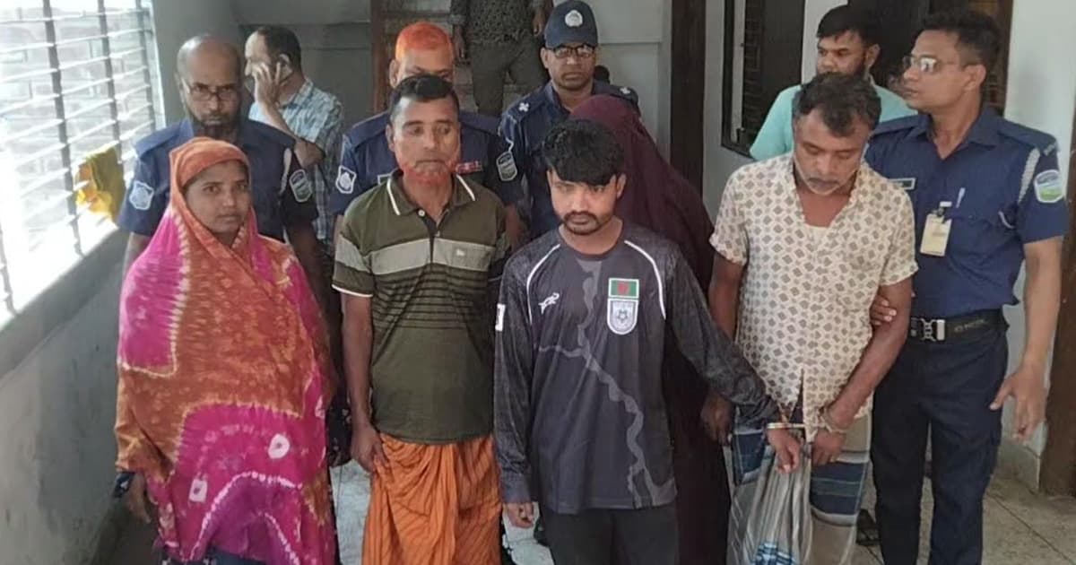 ময়মনসিংহে হত্যা মামলায় পাঁচজনের যাবজ্জীবন কারাদণ্ড