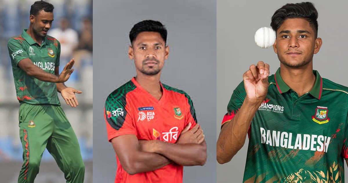 ওয়ানডে র‍্যাংকিংয়ে উন্নতি ৩ টাইগার পেসারের