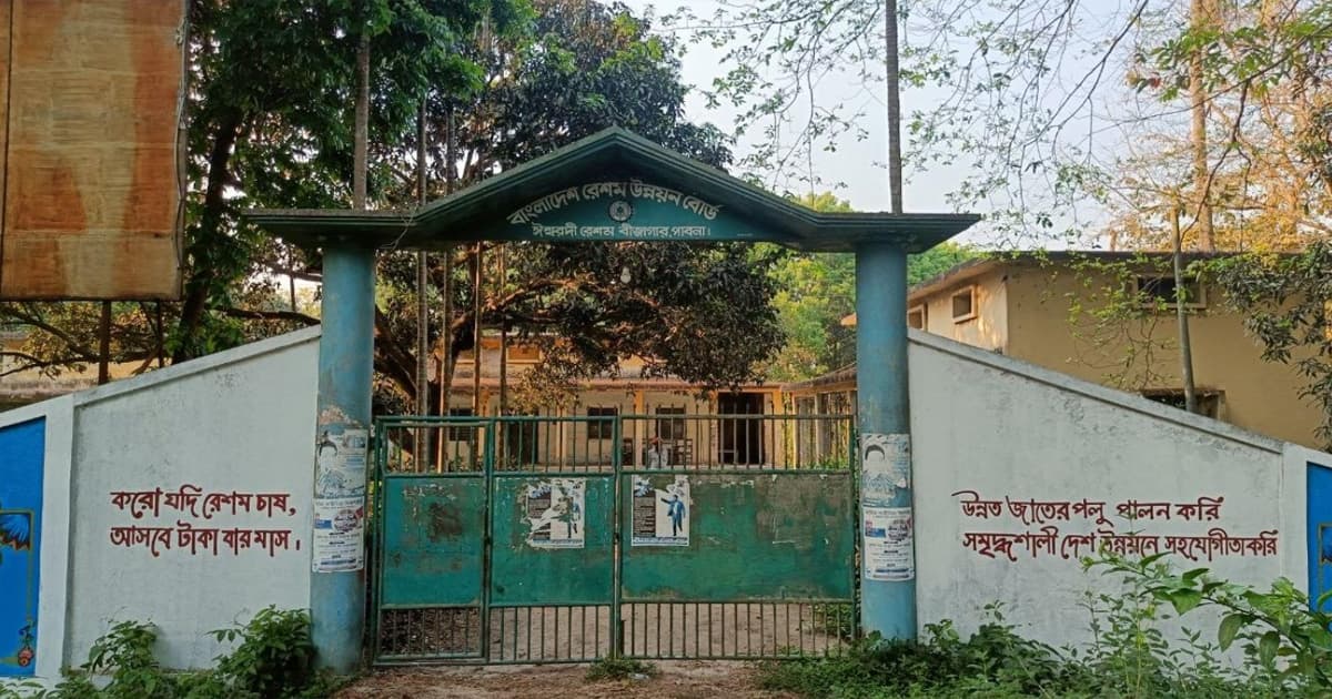 ঈশ্বরদী রেশম বীজাগার: দেয়ালে স্লোগান, ভেতরে হাহাকার