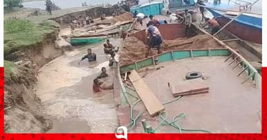 অবৈধ বালু উত্তোলন বন্ধে এমপি মিলনের হুঁশিয়ারি