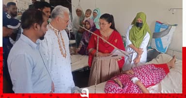 দুমকিতে বৃক্ষরোপণ ও হাসপাতাল পরিদর্শন করলেন এমপি