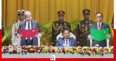 শপথ নিলেন রাষ্ট্রপতি