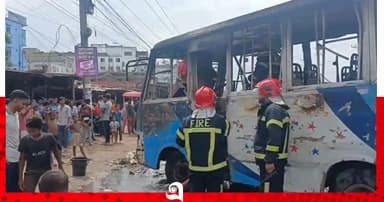 বাস চাপায় পোশাক শ্রমিক নিহত, সহকর্মীদের বিক্ষোভ