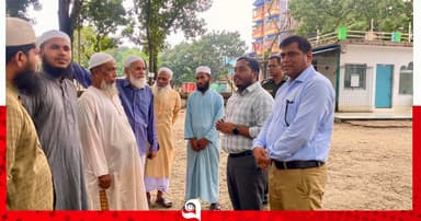 শোলাকিয়া ঈদগাহ মাঠের সৌন্দর্যবর্ধনের উদ্যোগ
