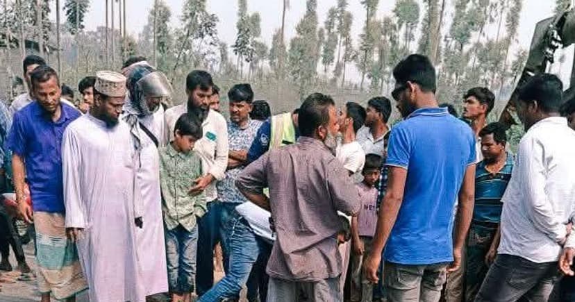পাটগ্রামে সড়ক দূর্ঘটনায় মোটরসাইকেল আরোহী নিহত