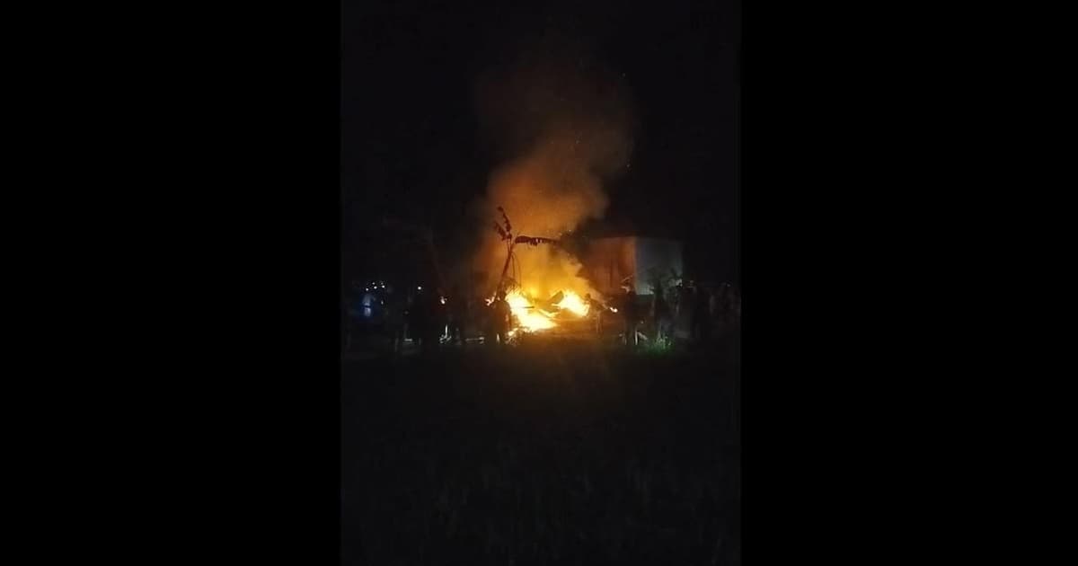 শিবচরে অগ্নিকান্ডে গবাদি পশুর খামার পুড়ে ছাই, ১৫ লক্ষ টাকার ক্ষতি