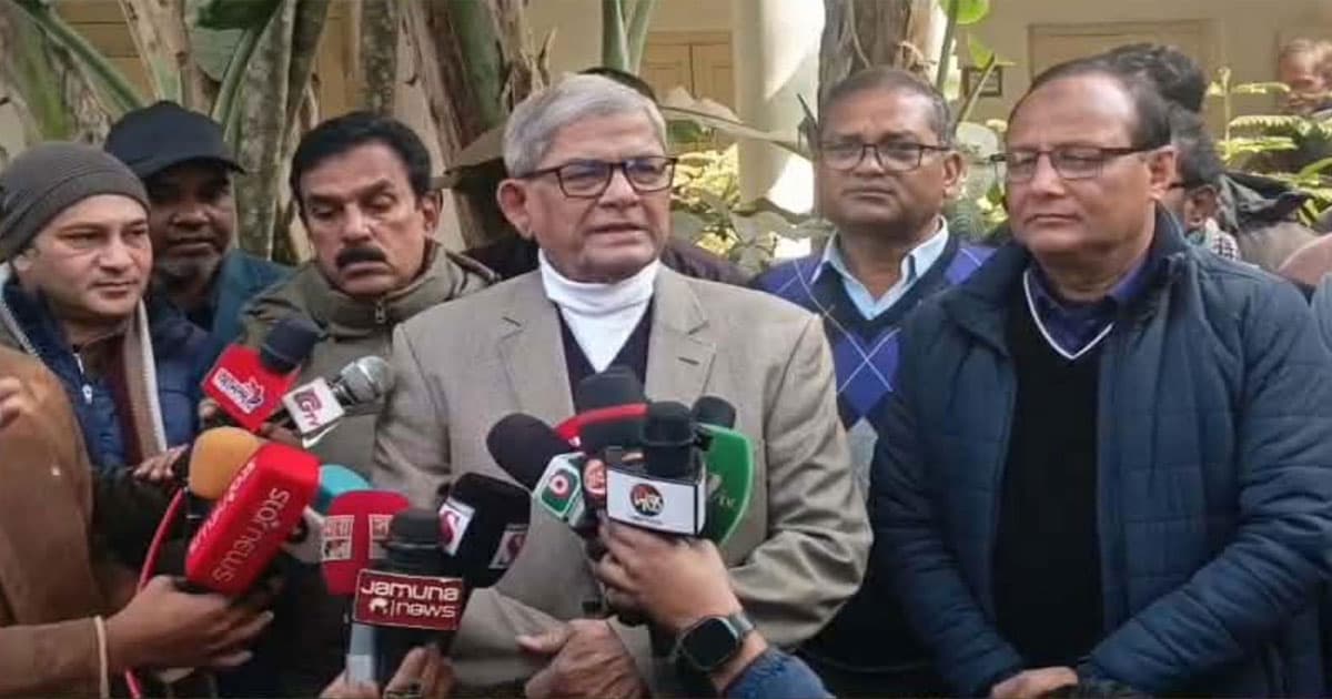 পরিস্থিতি বোঝা যাবে প্রচার শুরুর পর : মির্জা ফখরুল