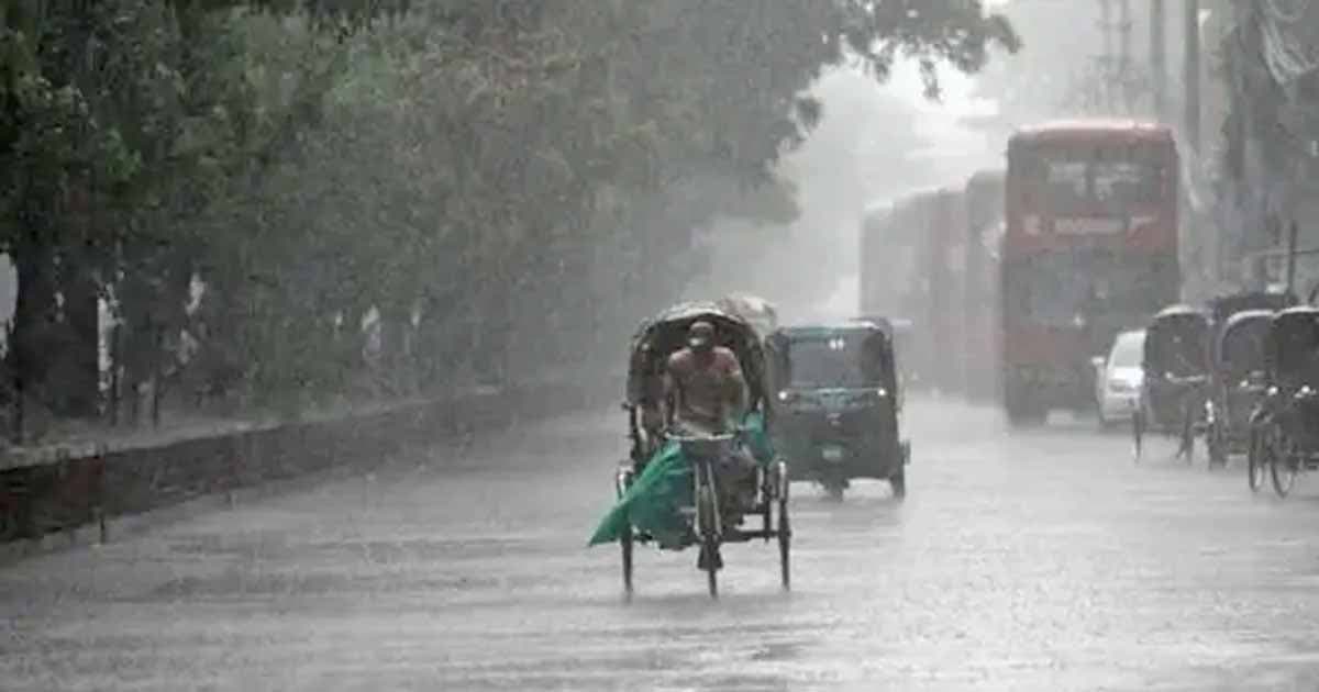 ১৫ অঞ্চলে ঝড়-বজ্রবৃষ্টির পূর্বাভাস