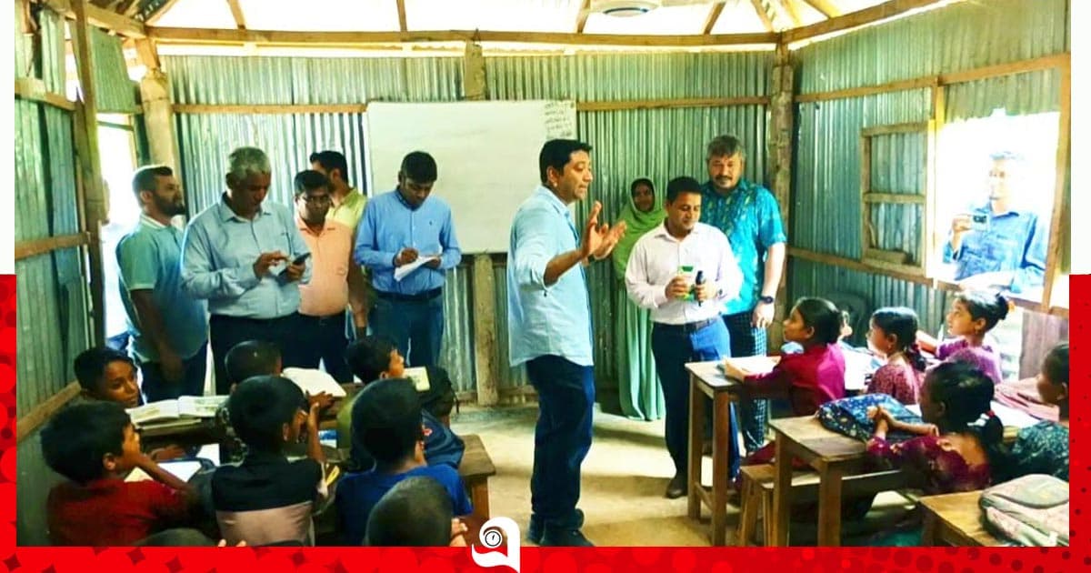 ‘সীমান্তবর্তী এলাকায় আলো ছড়াচ্ছে গুচ্ছগ্রাম বেসরকারি প্রাথমিক বিদ্যালয়’