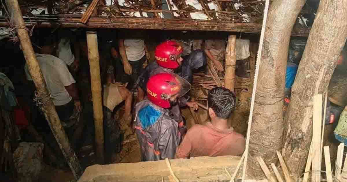 উখিয়ায় রোহিঙ্গা ক্যাম্পে পাহাড়ধসে নিহত ৮, আহত ৩