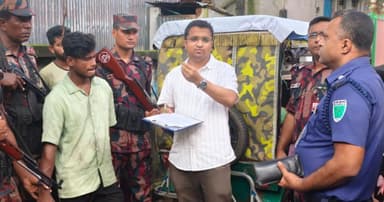 শ্রীমঙ্গলে বালু উত্তোলনের দায়ে যুবকের কারাদণ্ড