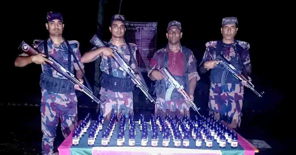 মনোহরপুর সীমান্ত থেকে বিপুল পরিমাণ মাদক জব্দ