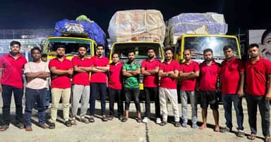 বন্যার্তদের পাশে ফরিদপুরের স্বেচ্ছাসেবীরা, ত্রাণ নিয়ে চট্টগ্রামের পথে