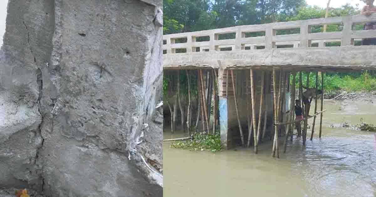 হস্তান্তরের আগেই বাউফলে একাধিক উন্নয়ন প্রকল্পে ফাটল