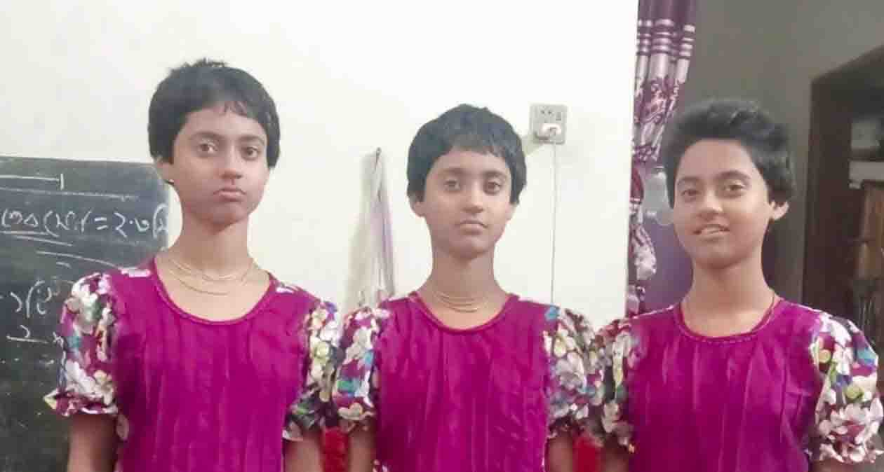 বরগুনায় তিন জমজ বোনের বিরল কৃতিত্ব