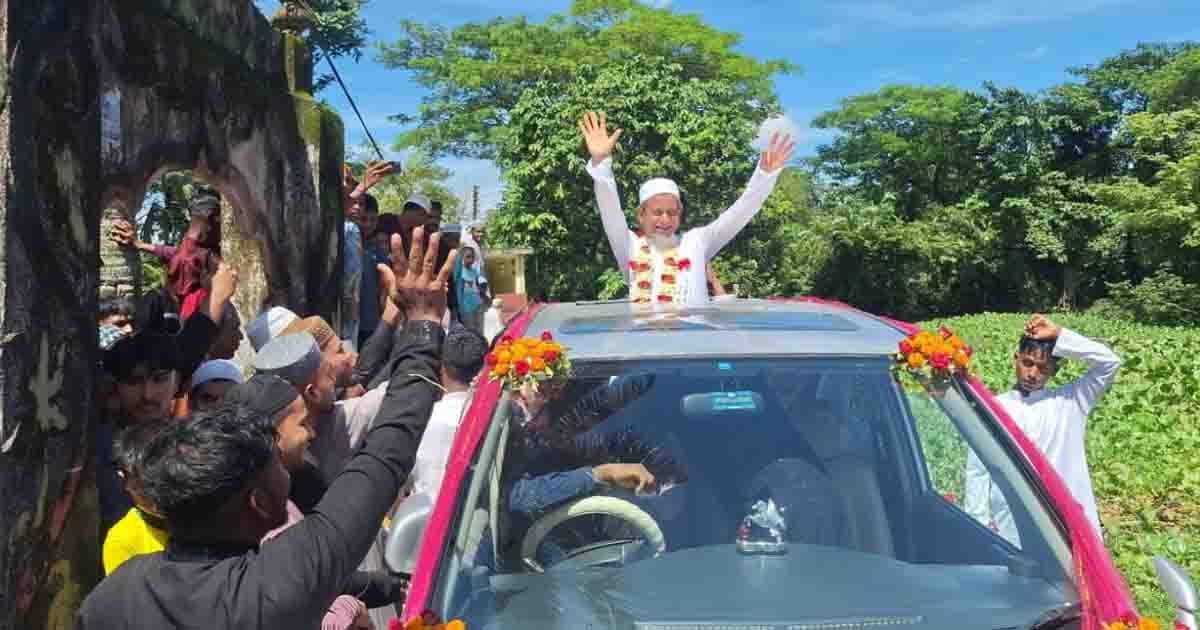 জগন্নাথপুরে মোয়াজ্জেমকে রাজকীয় বিদায়