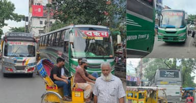 আড়াই ঘণ্টা পর স্বাভাবিক ঢাকা-নারায়ণগঞ্জ রুটে বাস চলাচল