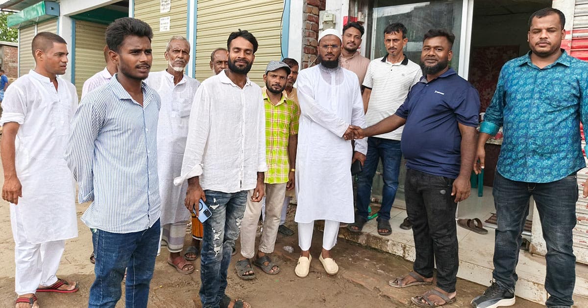 রায়পুরার চেয়ারম্যান প্রার্থী আব্দুল কাদিরের গণসংযোগ
