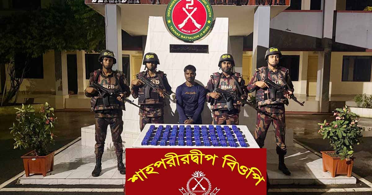 টেকনাফে ১ লাখ ২০ হাজার ইয়াবাসহ পাচারকারী আটক