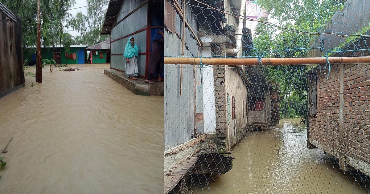মিরসরাইয়ে পাহাড়ি ঢলে বিপর্যস্ত জনজীবন