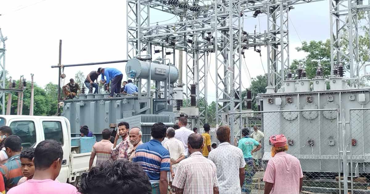 বিকল ট্রান্সফরমার, অন্ধকারে আদিতমারী-কালীগঞ্জ