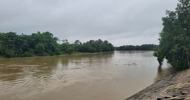বাড়ছে মনু নদীর পানি, বন্যার শঙ্কা