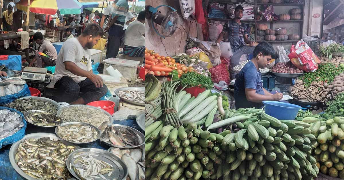 কুষ্টিয়া বাজারে নিত্যপণ্যের দামে মিশ্র চিত্র