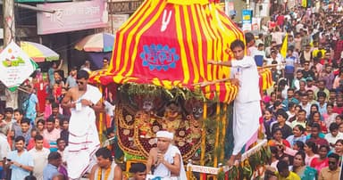 শ্রীমঙ্গলে ধর্মীয় ভাবগাম্ভীর্যে রথযাত্রা উদযাপিত