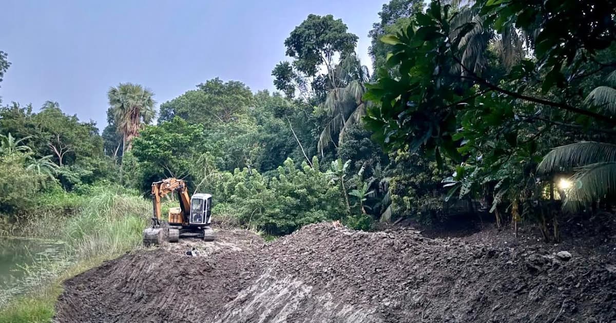 সদরপুরে মাটি কাটায় ৫০ হাজার টাকা জরিমানা