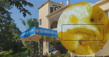 কুবির কেন্দ্রীয় ক্যাফেটেরিয়ার খাবারে পোকা পাওয়ার অভিযোগ