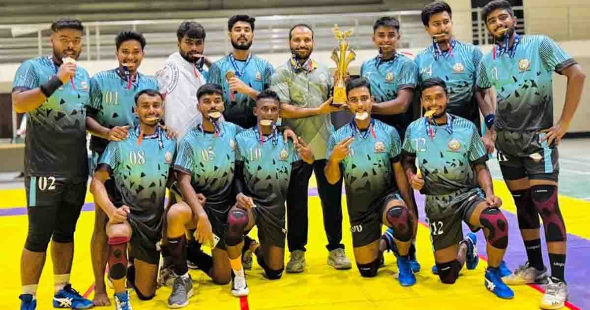 আন্তঃবিশ্ববিদ্যালয় কাবাডি প্রতিযোগিতায় চ্যাম্পিয়ন যবিপ্রবি