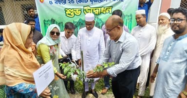 পটুয়াখালীতে বৃক্ষরোপণ কর্মসূচির উদ্বোধন