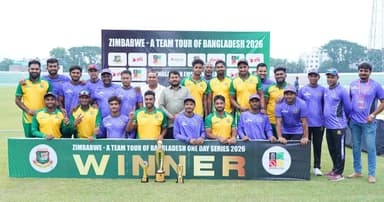 জিম্বাবুয়েকে হারিয়ে সিরিজ জয় বাংলাদেশের
