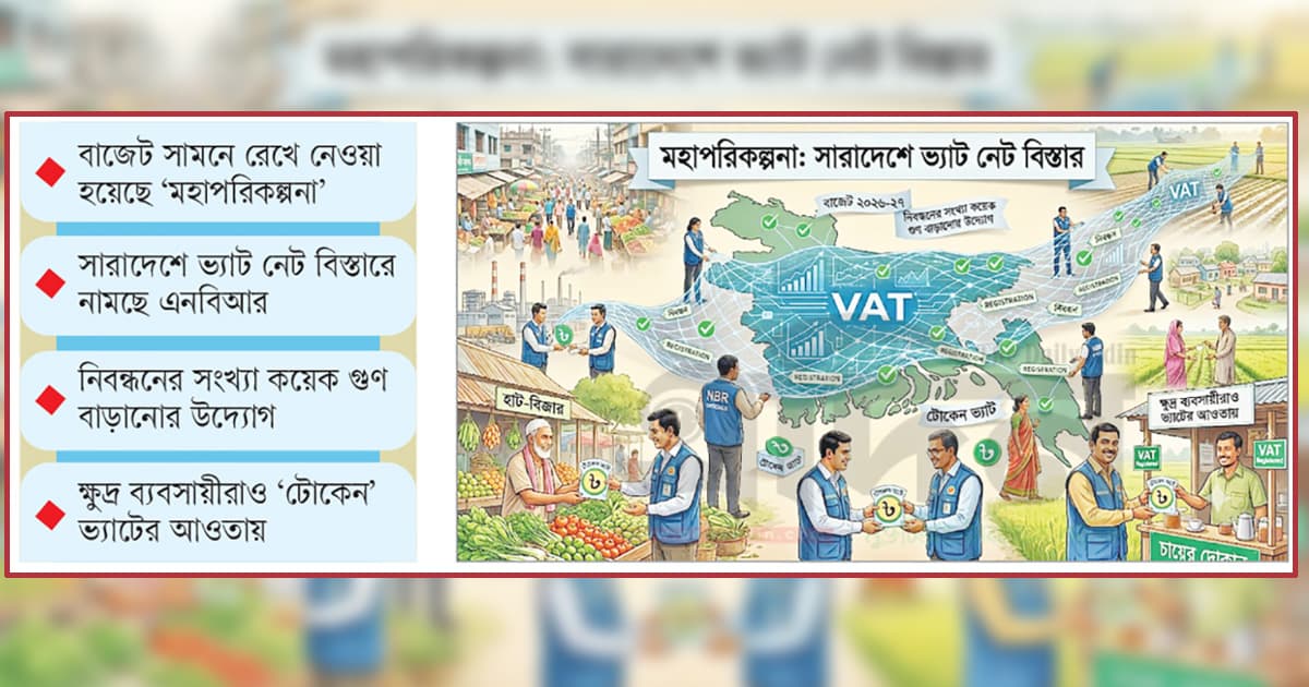 ভ্যাটের জাল ‘সুবিশাল’