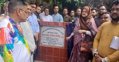 বিশ্বনাথে দুই সড়ক মেরামত কাজের উদ্বোধন