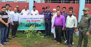 পার্বতীপুরে বৃক্ষরোপণ কর্মসূচির উদ্বোধন