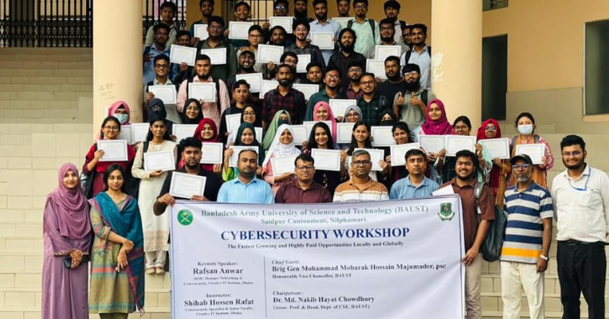 সৈয়দপুরে আর্মি ইউনিভার্সিটিতে সাইবার নিরাপত্তা কর্মশালা অনুষ্ঠিত