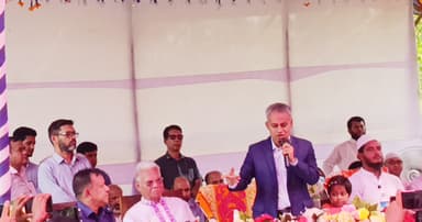 দুমকিতে সেতুর সম্ভাব্যতা যাচাইয়ে সেতুমন্ত্রী