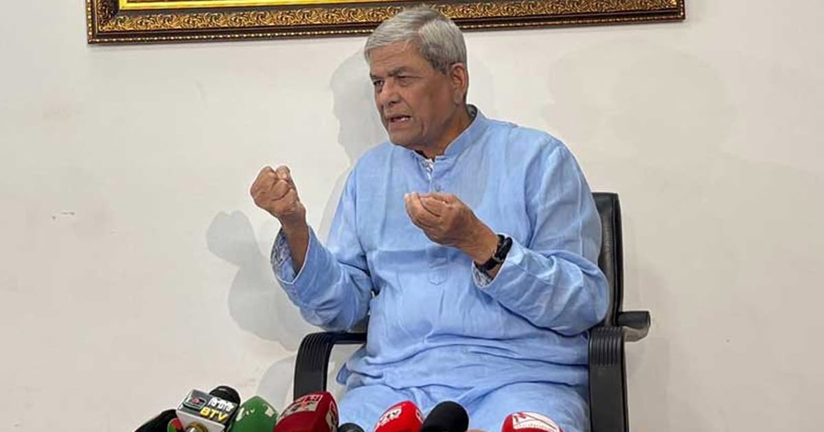 এক বছরের মধ্যে স্থানীয় সরকার নির্বাচন: মির্জা ফখরুল