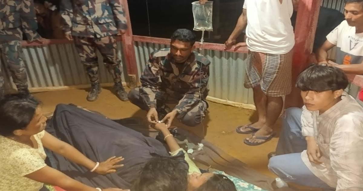 সাজেকে মুমূর্ষু রোগীর জীবন বাঁচালো বিজিবি