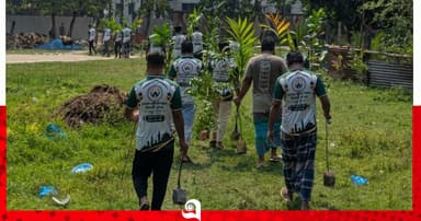 রূপগঞ্জে বৃক্ষরোপণ ও পরিচ্ছন্নতা অভিযান