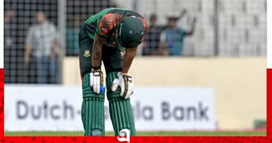 ২৭২ রানের লক্ষ্যে ব্যাট নেমে তিন উইকেট হারিয়ে চাপে বাংলাদেশ
