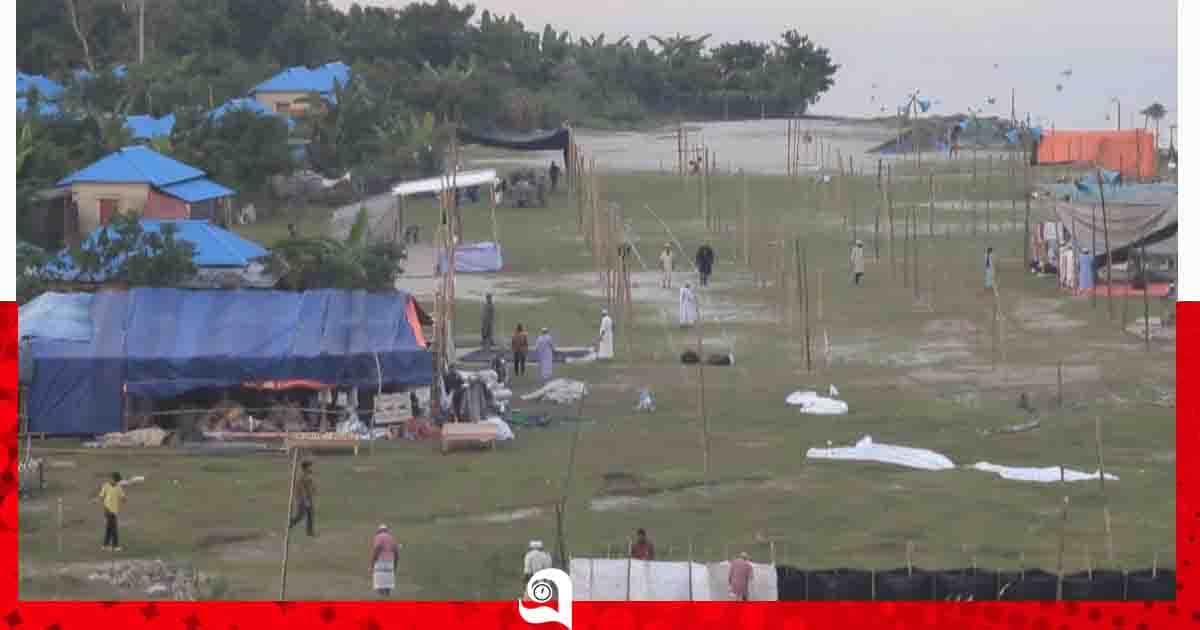 পিরোজপুরে মাঝনদীতে আটকে পড়া ৬০ মুসল্লি উদ্ধার