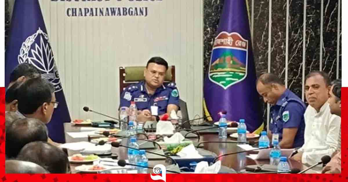 চাঁপাইনবাবগঞ্জে দুর্গাপূজার প্রতিটি মণ্ডপে সিসিটিভি ও পুলিশি টহল