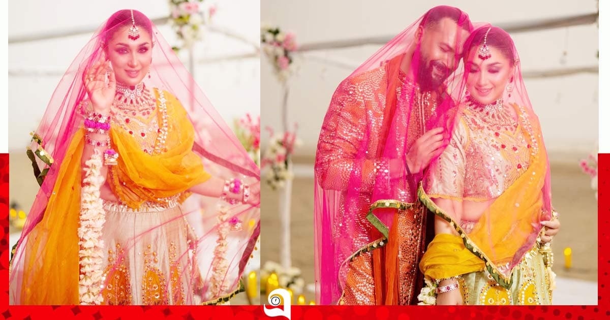 কনে সাজে অপু বিশ্বাস, বররূপে আদর