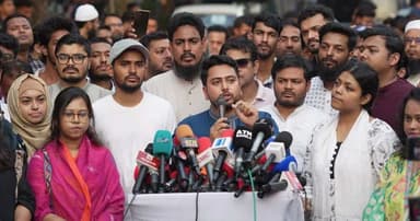 শেখ হাসিনার তিন সংসদকে বিএনপি সরকার অবৈধ ঘোষণা করেনি: নাহিদ ইসলাম