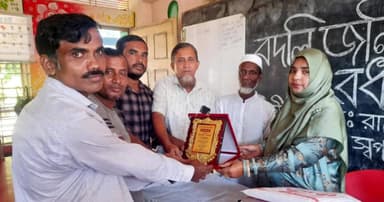কুলাউড়ায় দুই শিক্ষকের বিদায় সংবর্ধনা