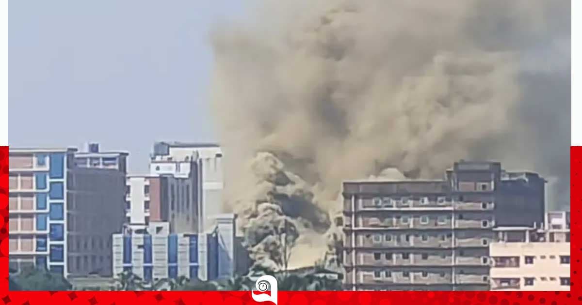 গাজীপুরে ওষুধ কারখানায় ভয়াবহ আগুন, নিয়ন্ত্রণে ৮ ইউনিট