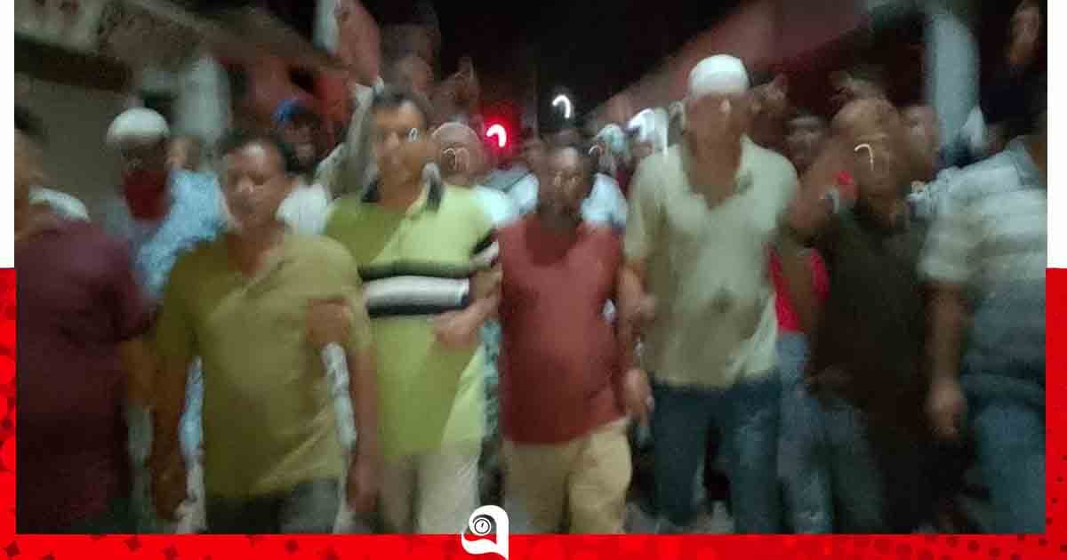 ভাঙ্গুড়ায় নিষিদ্ধ আওয়ামী লীগের বিরুদ্ধে বিএনপির বিক্ষোভ মিছিল