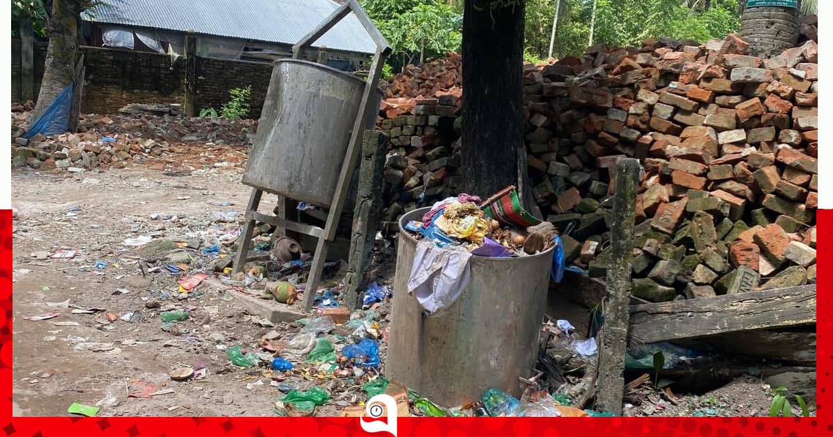 মঠবাড়িয়ায় কোটি টাকার ডাস্টবিনেও মিলছে না নাগরিক সেবা
